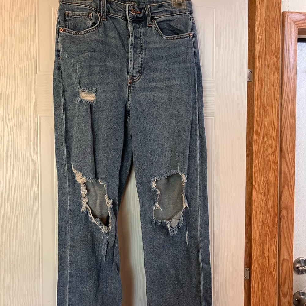 Wild Fable Blue high rise straight Leg Jeans